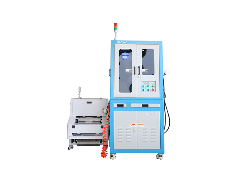 Packing machine connect to inspection machine